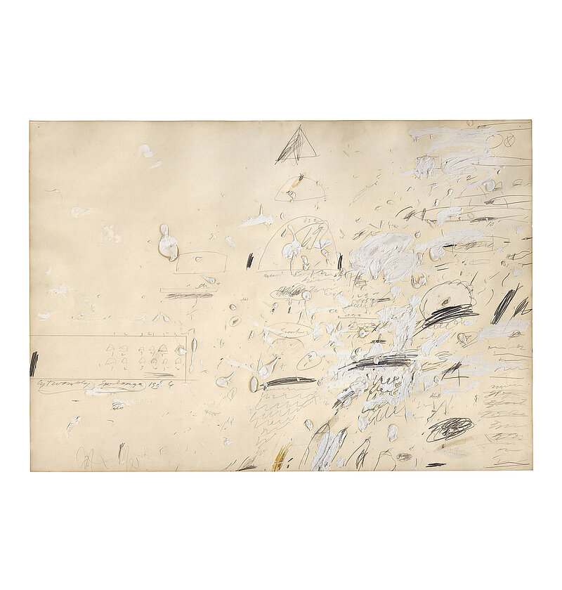 Cy Twombly, Sperlonga drawing, 1959