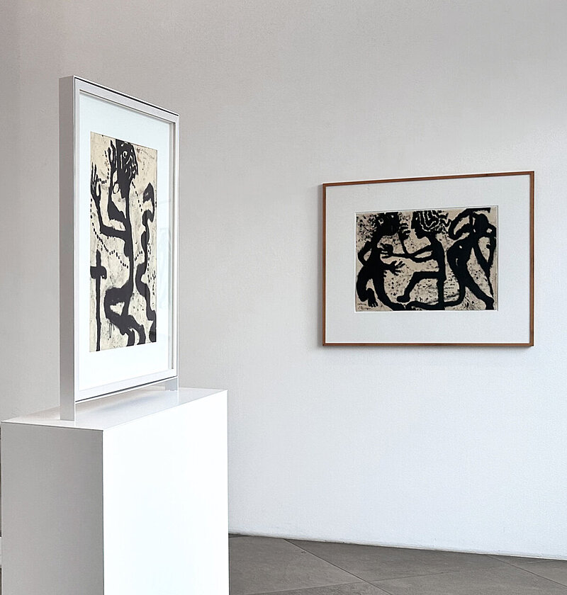 Installation view, Finger painting 1937 - 1942, Galerie Karsten Greve AG St. Moritz, 2026
