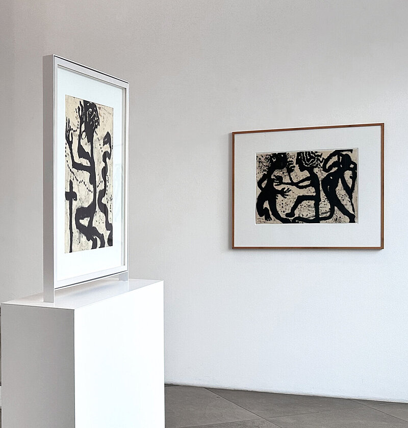 Installationsansicht, Fingermalerei 1937 - 1942, Galerie Karsten Greve AG St. Moritz, 2026