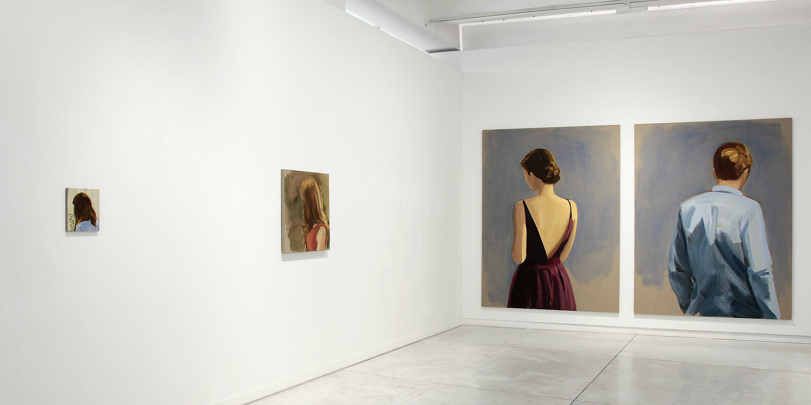 Installationsansicht, Gideon Rubin, Looking Away, Galerie Karsten Greve, Cologne, 2022.