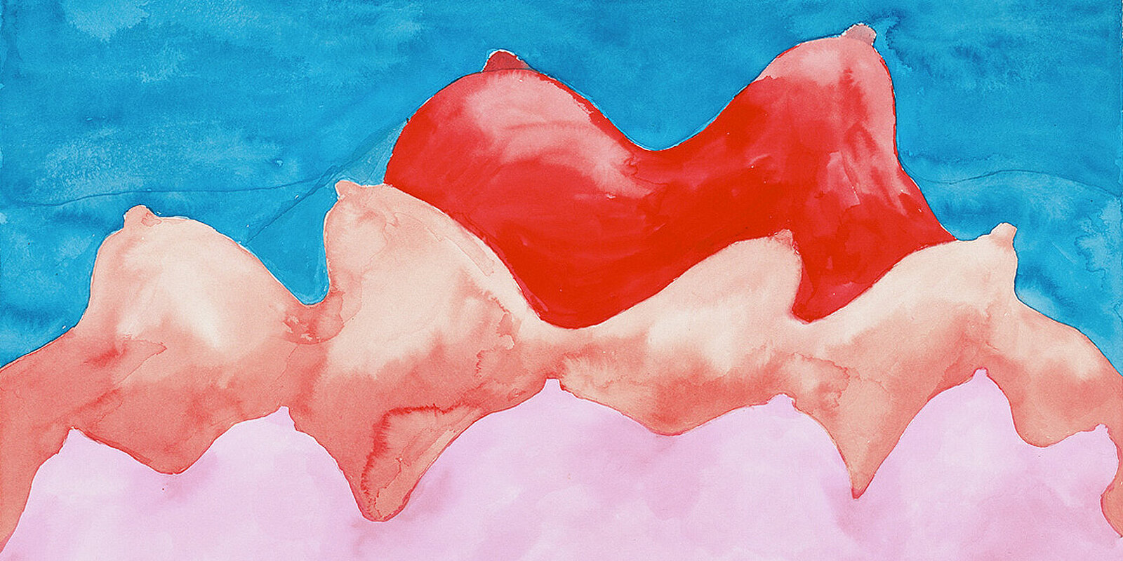 Untitled, 2004, watercolor on paper, 56.5 × 75.2 cm (detail)