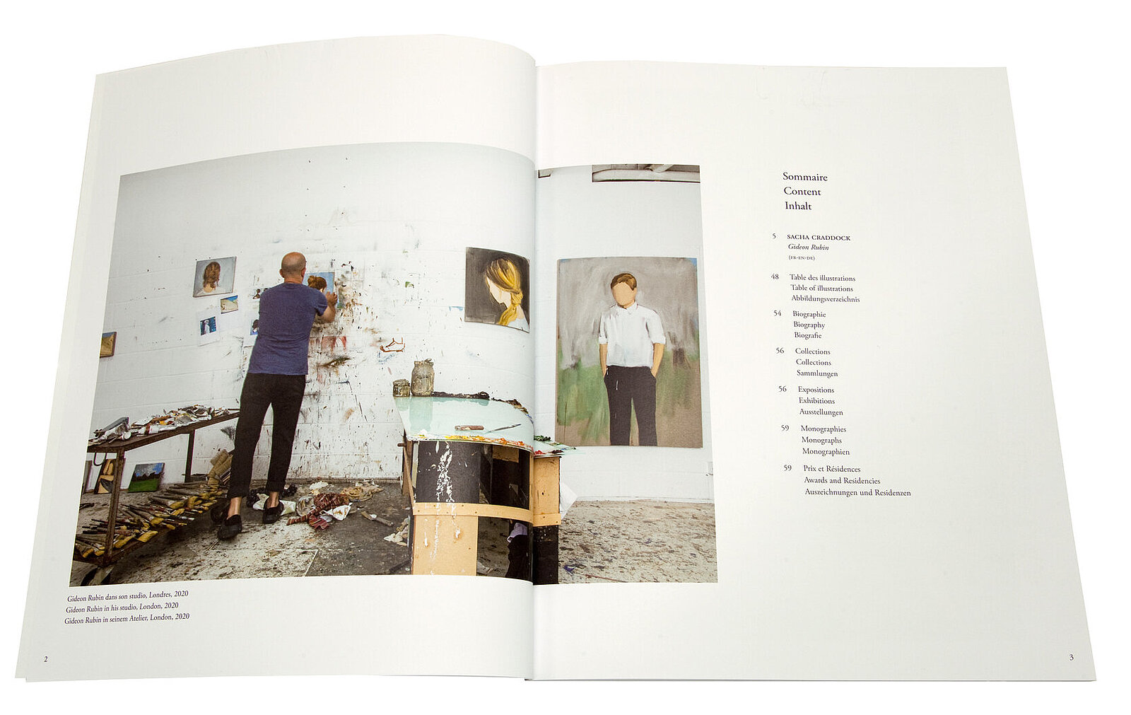 Publication Galerie Karsten Greve, Gideon Rubin, A Stranger's Hand, Paris 2020