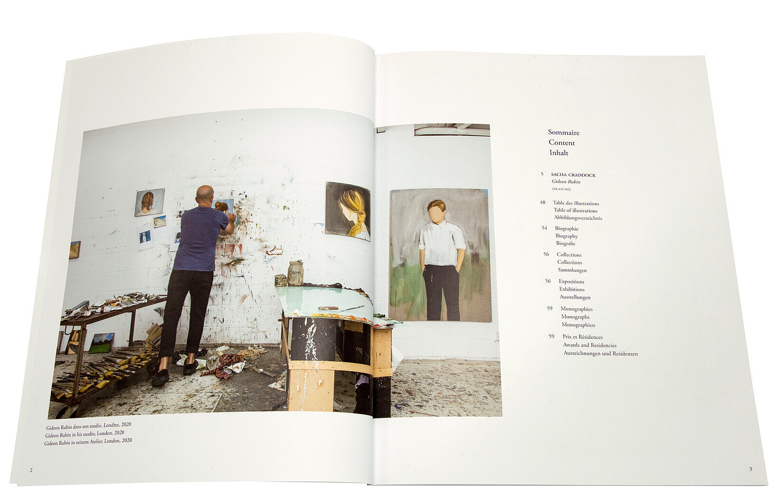 Publication Galerie Karsten Greve, Gideon Rubin, A Stranger's Hand, Paris 2020