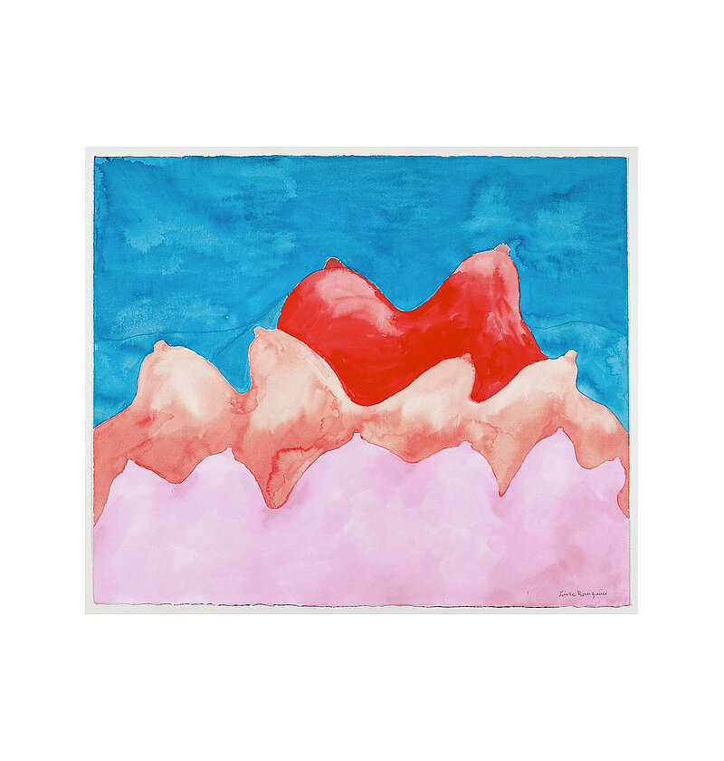 Ohne Titel, 2004, Wasserfarbe auf Papier, 56,5 x 75,2 cm