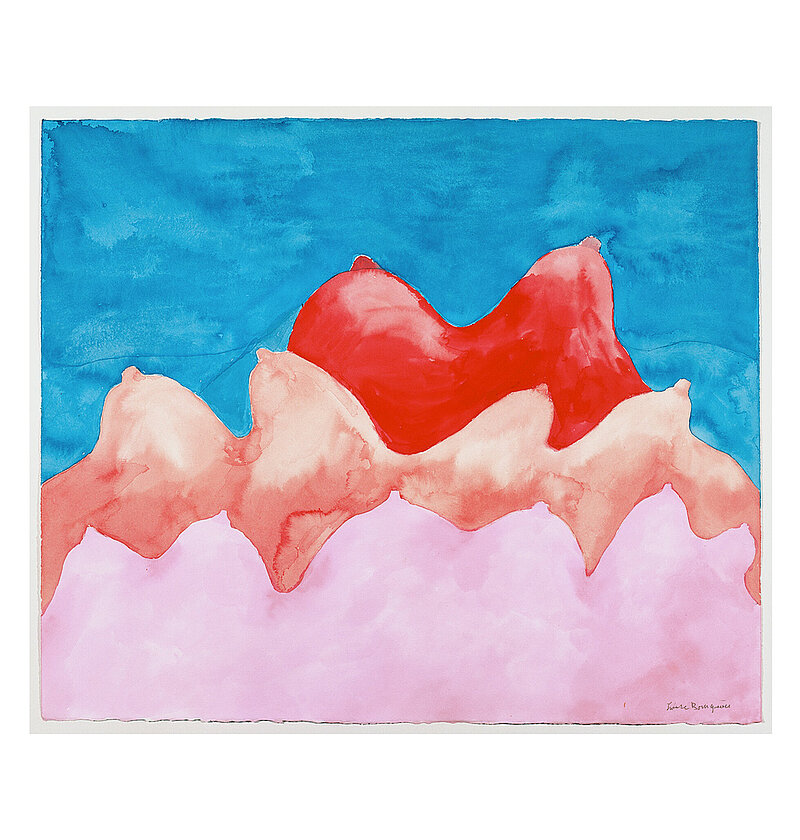 Ohne Titel, 2004, Wasserfarbe auf Papier, 56,5 x 75,2 cm
