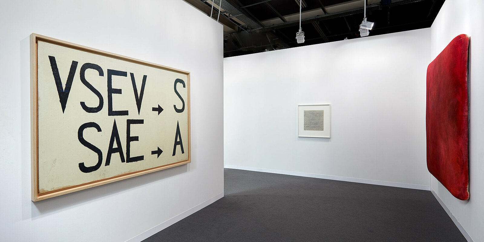 Vue d'installation, Galerie Karsten Greve, Art Basel, 2021