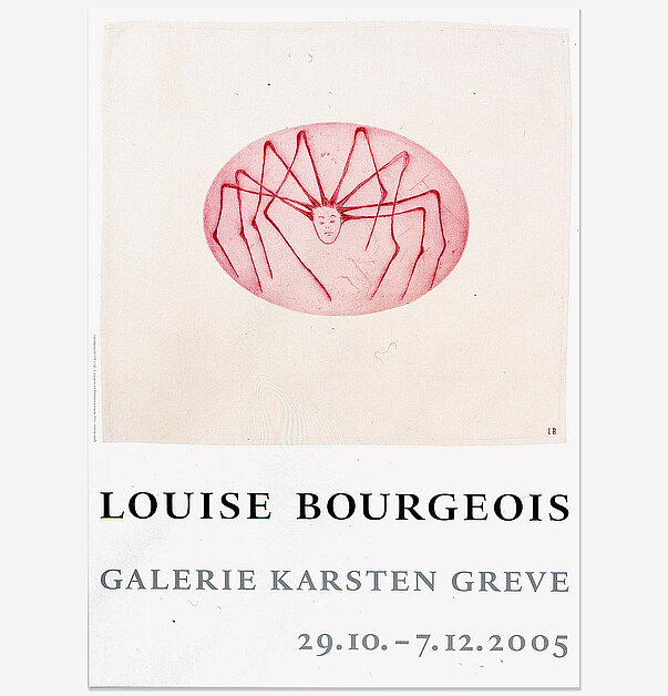 Louise Bourgeois - Louise Bourgeois, Feeding Frenzy, 2009 Galerie Karsten  Greve Exhibition Poster